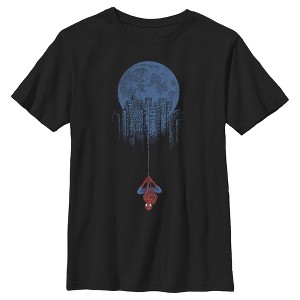Boy's Marvel Spider-Man Moon T-Shirt - 1 of 4