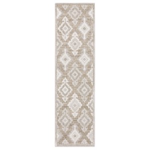 Oriental Weavers Tangier TAN08 Beige/ Grey Indoor Area Rug - 2'3" x 7'6" - 1 of 4