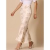 INSPIRE CHIC Women's Mesh High Waist Summer Bodycon Ruffle Mermaid Long Skirts - 4 of 4