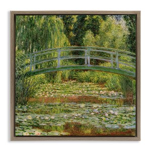 Stupell Industries Water Lily Pond Monet Classic Painting, 18" x 18" - 1 of 4