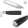 imarku 8 Inch Pro Kitchen Knife High Carbon Stainless Steel EN 1.4116 Japanese Knife Chef's Knives with Ergonomic Handle Single Edge Ultra Sharp Knife - 4 of 4