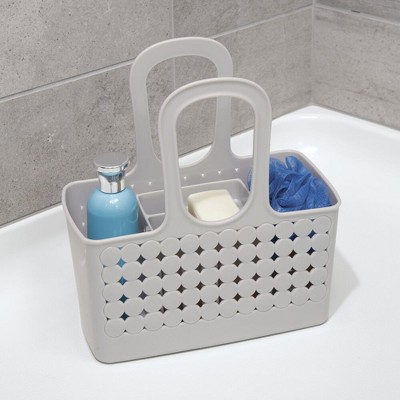 Shower Caddy Basket Tote for College Dorm, Plastic Storage Basket