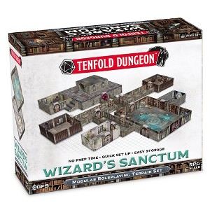 Gale Force 9 Tenfold Dungeon: Wizard's Sanctum - Modular RPG Terrain Set - 1 of 4