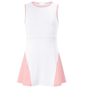 Coolmee Womens Mini Dress Tennis Dress Sleeveless Wrap Built in Shorts Golf Athletic Dress - 1 of 3