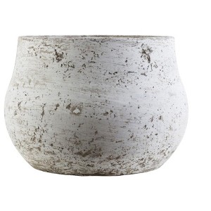 Mark & Day Zlataritsa 8"H x 12"W x 12"D Indoor / Outdoor Taupe Planter - 1 of 4