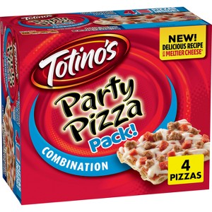 Totino's Combination Sausage & Pepperoni Frozen Party Pizza - 41.6oz/4pk - 1 of 4