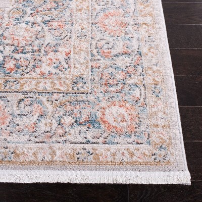 Elysian Gray Synthetic 9' x 12' Hand-Knotted Area Rug