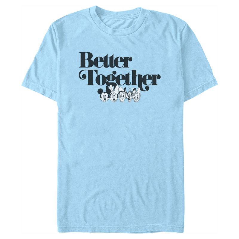 Men's Mickey & Friends Better Together Friends T-Shirt, 1 of 5