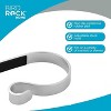 BIRDROCK HOME Christmas Stocking Mantel Hooks - Holds Up to 10 lbs - Ideal for Hanging Stockings & Holiday Decor - 4 Pack, Mantel Hooks (Royal Silver) - 4 of 4