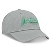 NCAA North Dakota Fighting Hawks Nico Cotton Hat: Adjustable Gray Baseball Cap - 3 of 4