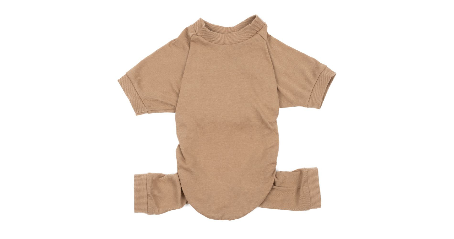 Leveret Dog Cotton Solid Color Pajamas