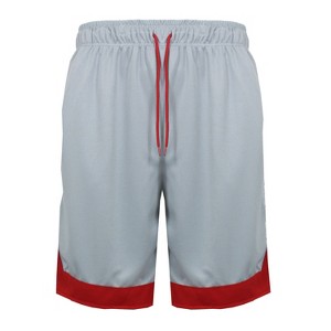 Jump Start Men's Mesh Quick Dry Athletic Performance Shorts - 1 of 4
