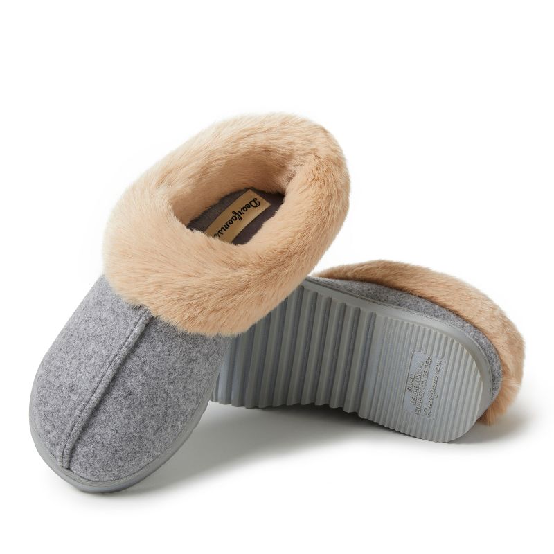 Dearfoams Women's Chloe Soft Knit Clog House Shoe Slippers, 2 of 6