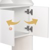 Yinvani  Versatile Children's Bookshelf with House-Shaped Design, Durable Kids Organizer for Playroom or Bedroom, Easy Assembly - 4 of 4