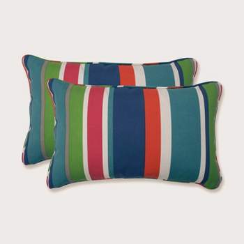 Nautica Blue Rectangular Pillow by Pinky Wittingslow