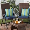 Kensington Garden 2pk 17"x17" Square Outdoor Throw Pillows - 4 of 4
