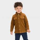 Toddler Boys' Corduroy 'Button-Up' Shacket - Cat & Jack™ Brown