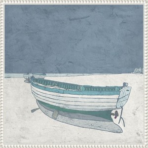 Amanti Art Docked Ashore I by Ynon Mabat Framed Canvas Wall Art - 1 of 4