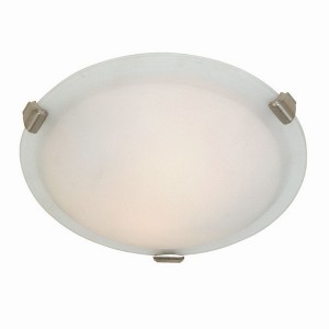 Artcraft Lighting Clip Flush 3 - Light Flush Mount in  Brushed Nickel - 1 of 1