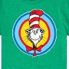 Boys' - Dr. Seuss - Cat In the Hat Smile Short Sleeve Graphic T-Shirt - 2 of 4