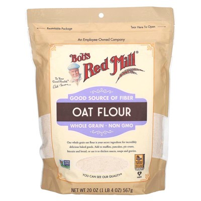 Bob's Red Mill, Oat Flour, Whole Grain, 20 oz