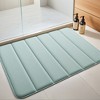Unique Bargains 2Pcs Non Slip Absorbent Thick Soft Quick Dry Bathroom Bath Rugs - 2 of 4