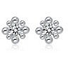 Guili Sterling Silver Rhodium Plated Classic and Versatile Stud Earrings, a Minimalist yet Stunning Pair Perfect for Everyday or Formal Wear - 3 of 3
