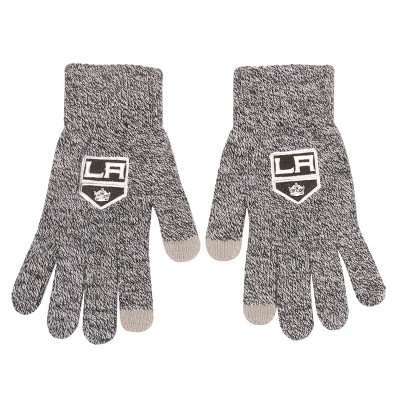 NHL Los Angeles Kings Knit Gloves - Gray