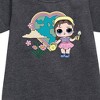 Girls' - LOL Surprise! - Grow Grrrl Hearts the Earth Graphic Short Sleeve Fleece Dress - 2 of 3