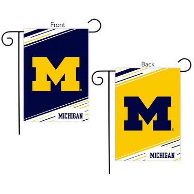 University of Michigan Double-Sided Polyester Garden Flag 12" x 18"