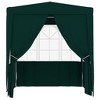 vidaXL Professional Party Tent with Side Walls 6.6'x6.6' Green 0.3 oz/ftÂ² - 3 of 4