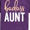 Men's - Instant Message - Badass Aunt Short Sleeve Graphic T-Shirt - 2 of 4