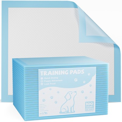 Sevobal Pet Training Pads And Potties Puppy Pads, Leak-Proof Quick-Drying Disposable Dog Pads, Absorbent Dog Pee Pads, Blue, 28"*34"*0.2"