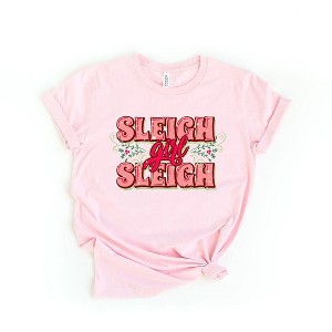 Simply Sage Market Women's Sleigh Girl Sleigh Short Sleeve Graphic Tee - 1 of 4