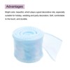 Unique Bargains Gift Wrapping Wide Sheer Wired Pastel Shimmer Iridescent Chiffon Ribbons 1 Pc - 3 of 4