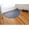 WaterHog 2'x3'3" Cordova Indoor/Outdoor Half Round Door Mat - 3 of 4
