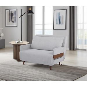 Racxily 3-in-1 Sven Sofa Bed, Upholstered Convertible Sleeper Accent Chair - 1 of 4