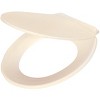 Home Impressions  Round Closed Front Bone Plastic Toilet Seat 445405 - 2 of 2