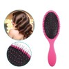 Unique Bargains Anti-Static Paddle Hair Brush Barber Brush Tools for Men and Women Styling Comb for Curly Straight Wavy Hair 1 Pcs - 2 of 4