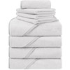 American Soft Linen Turkish Baby Hooded Bath Towel Set, 100% Cotton Soft Fluffy Baby Hooded Shower Towels - 4 of 4