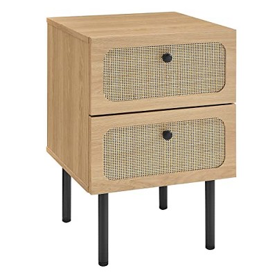 Modway Chaucer, 2-Drawer Nightstand, Oak