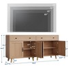 Sideboard Buffet Cabinet Set of 2 with Storage, Coffee Bar Cabinet with Drawers & Doors for Kitchen, Dining Room - 2 of 4