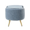 Alina Storage Bench with Metal Legs for Bedroom | ARTFUL LIVING DESIGN - 4 of 4