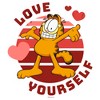 Men's Garfield Love Yourself T-Shirt - 2 of 4