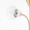 71.3" Torchiere Floor Lamp with Reading Light, Frosted Shade, Modern Design - 3 of 4