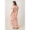 WEST K Women's Georgette Faux Wrap High-Low Midi Dress - 4 of 4