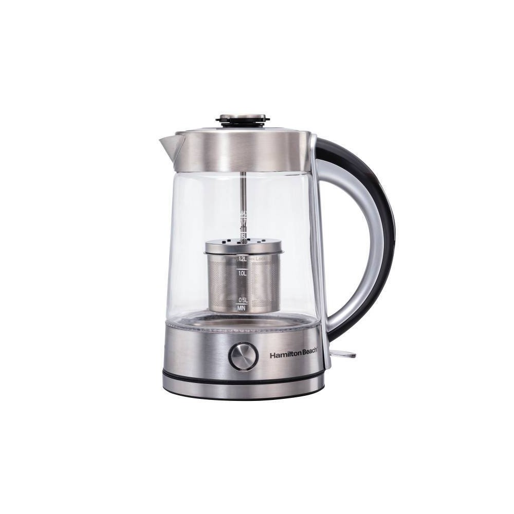 Photos - Kettle / Teapot Hamilton Beach 1.7L Electric Kettle - Silver 