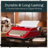 Maplefield Manual Typewriter, Cute Desk Decor for Home and Office, Easy Setup, Great Gift for Writers and Authors (Red) - 3 of 4