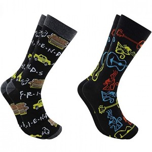 Mens Friends TV Show 2-Pack Crew Socks - 1 of 2
