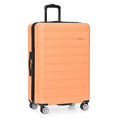 Travel Select Snowcreek Matte 30" Large Checked Hardside Spinner Suitcase